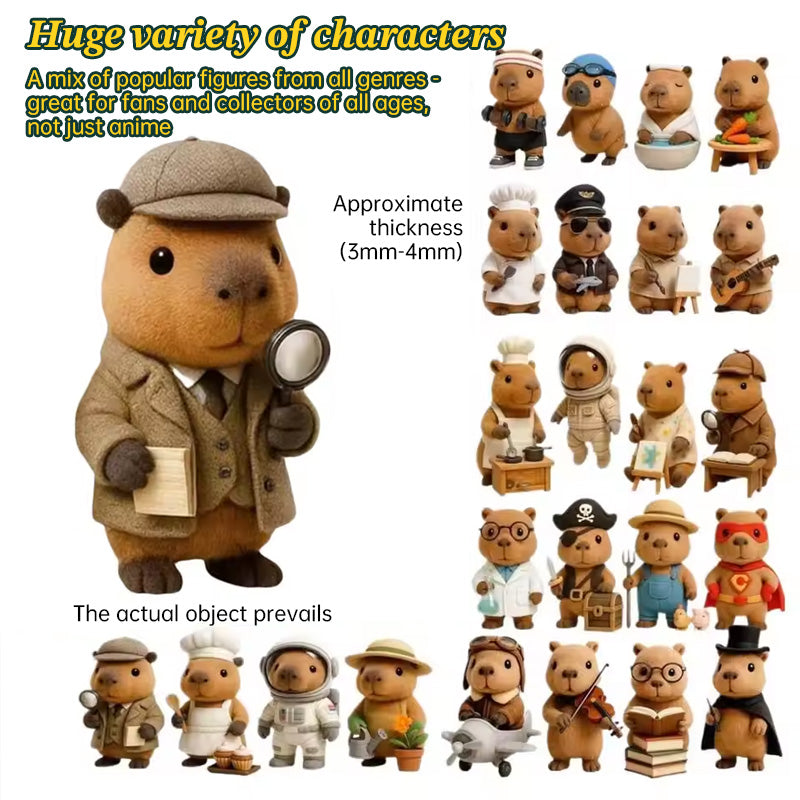 4-Day Capybara Advent Calendar with Hanging Pendants - Fun Christmas Countdown Party Gift for Kids & Adults