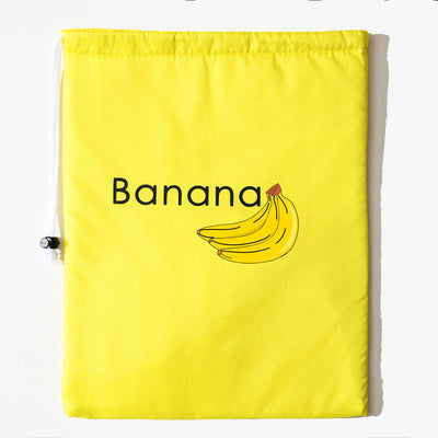 Insulated bag: Reusable storage organizer for bananas, lettuce and vegetables (drawstring closure) eprolo