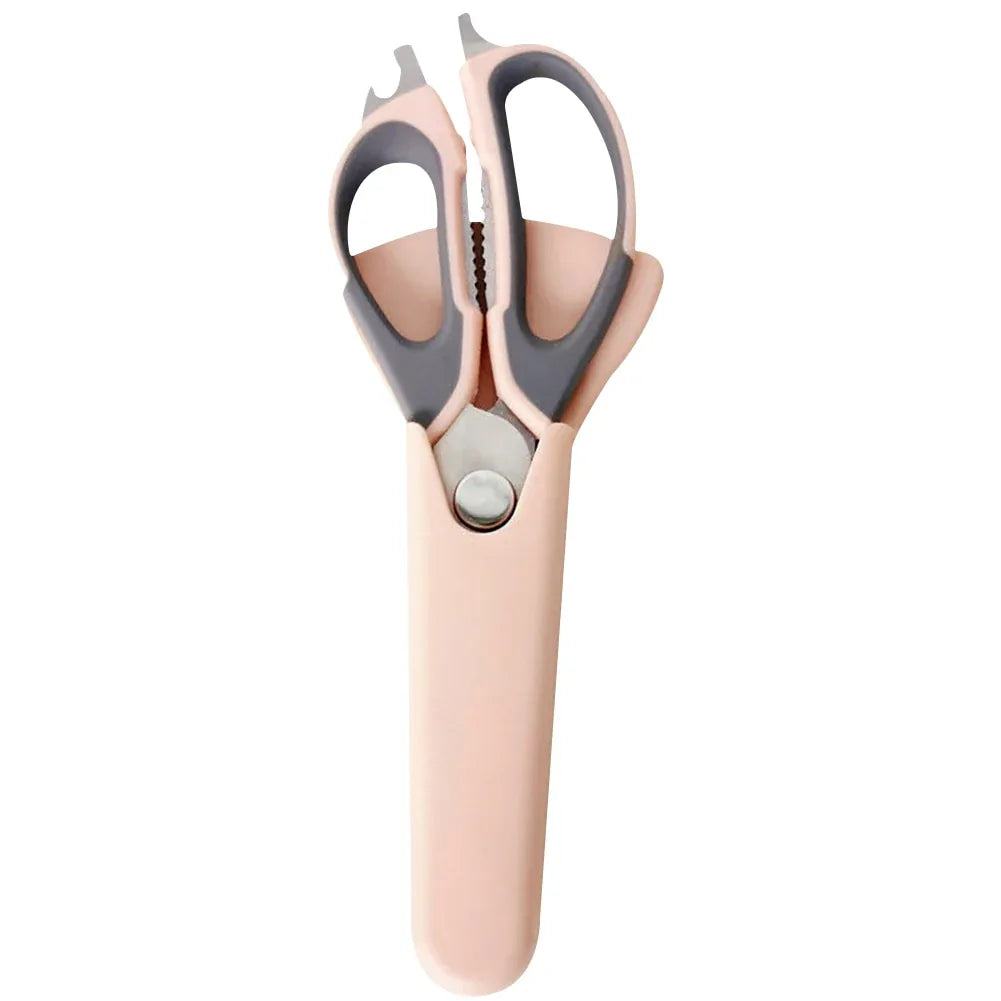 Heavy Duty Kitchen Shears - Multifunctional Poultry Scissors with Bottle Opener - Cavira