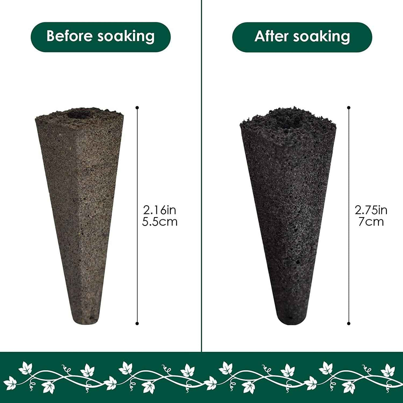 Grow Sponges 50-Pack for Aerogarden, Replacement Root Growth Sponges Seed Pods, Seedling Starter Refill Sponges Kit for Hydroponic Indoor Garden System - GG store