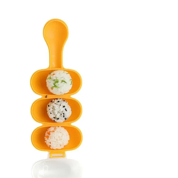 Food grade pp baking tool wobbly meatball artifact cartoon children's sushi Rice and vegetable roll mold - Cavira