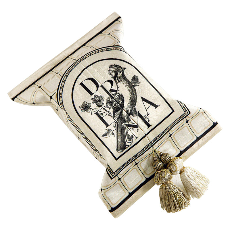 Decorative plush tissue box cover by eprolo, short plush design fits 140×195mm tissue packs, suitable for living, dining, or bathroom.