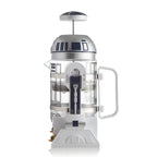 Star Wars R2-D2 French Press coffee maker with 960ml BPA-free glass and stainless steel, ideal for Star Wars fans.