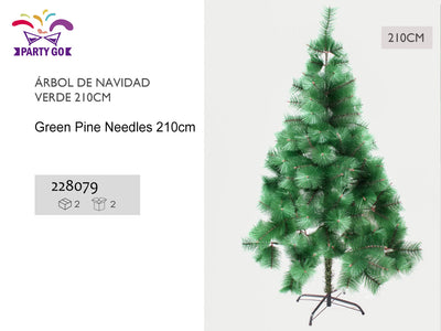 Partygo Green Pine Needle 180cm  210cm For Christmas Cavira
