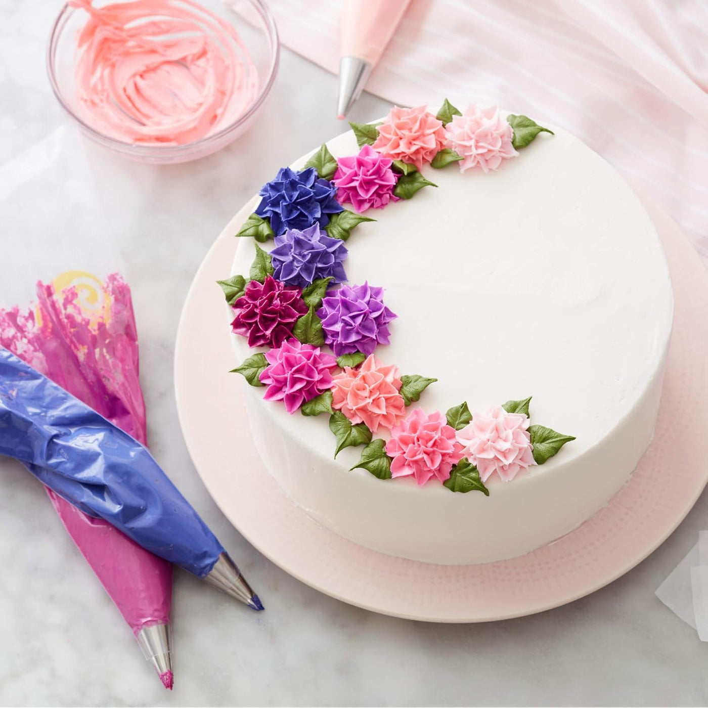 Premium 12-Inch Disposable Pastry Bags for Cake Decorating - 50 Pack