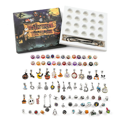 Halloween children DIY large hole bead bracelet