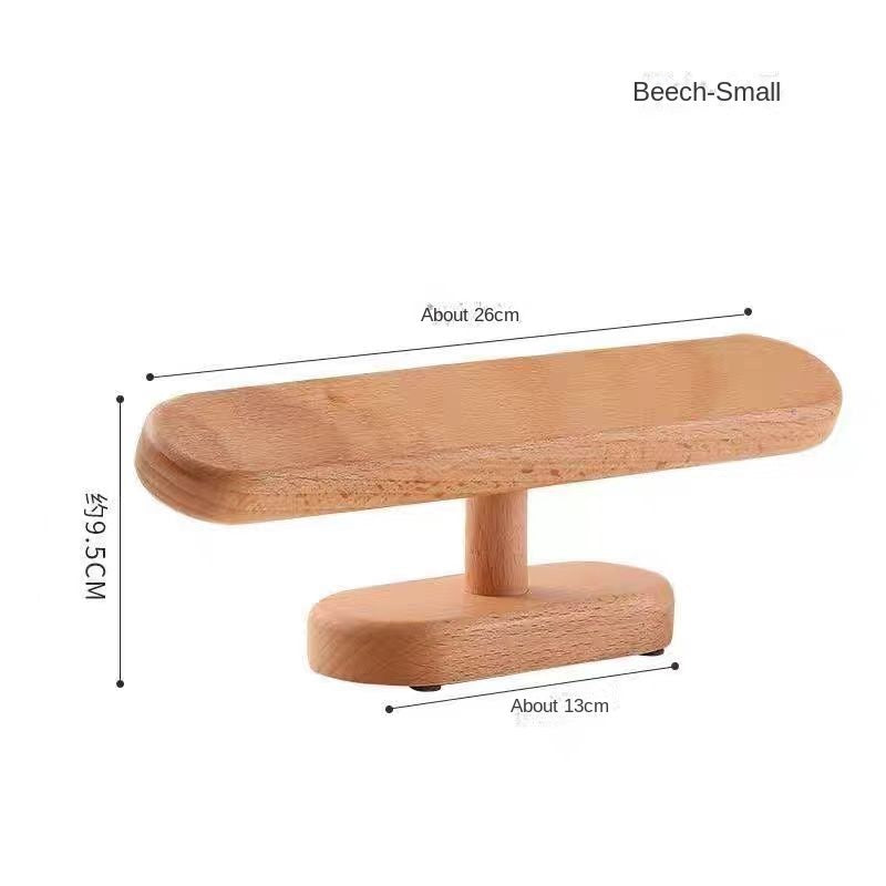 Luxury Walnut Jewelry Display Organizer – Necklace & Accessories Storage Stand Beechwood Jewelry Display Stand Small Size