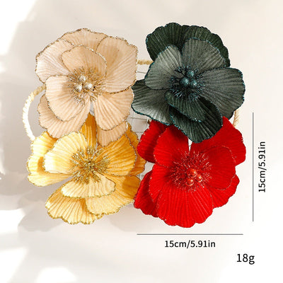 New Christmas Flower Artificial Floral Dried Flower Festival Decoration European Style Preserved Flower Ornament Christmas Tree Decor eprolo