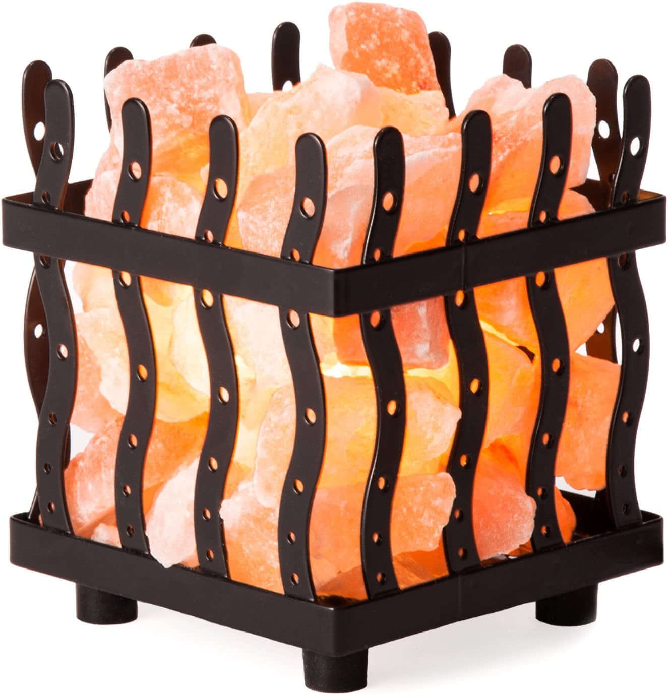 Natural Himalayan Pink Salt Lamp – Relaxing Warm Glow Home Decor Light Default Title