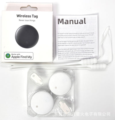 Waterproof Anti-Lost GPS Tracker Compatible with Find My for Pet Locator, Alternative to Airtag