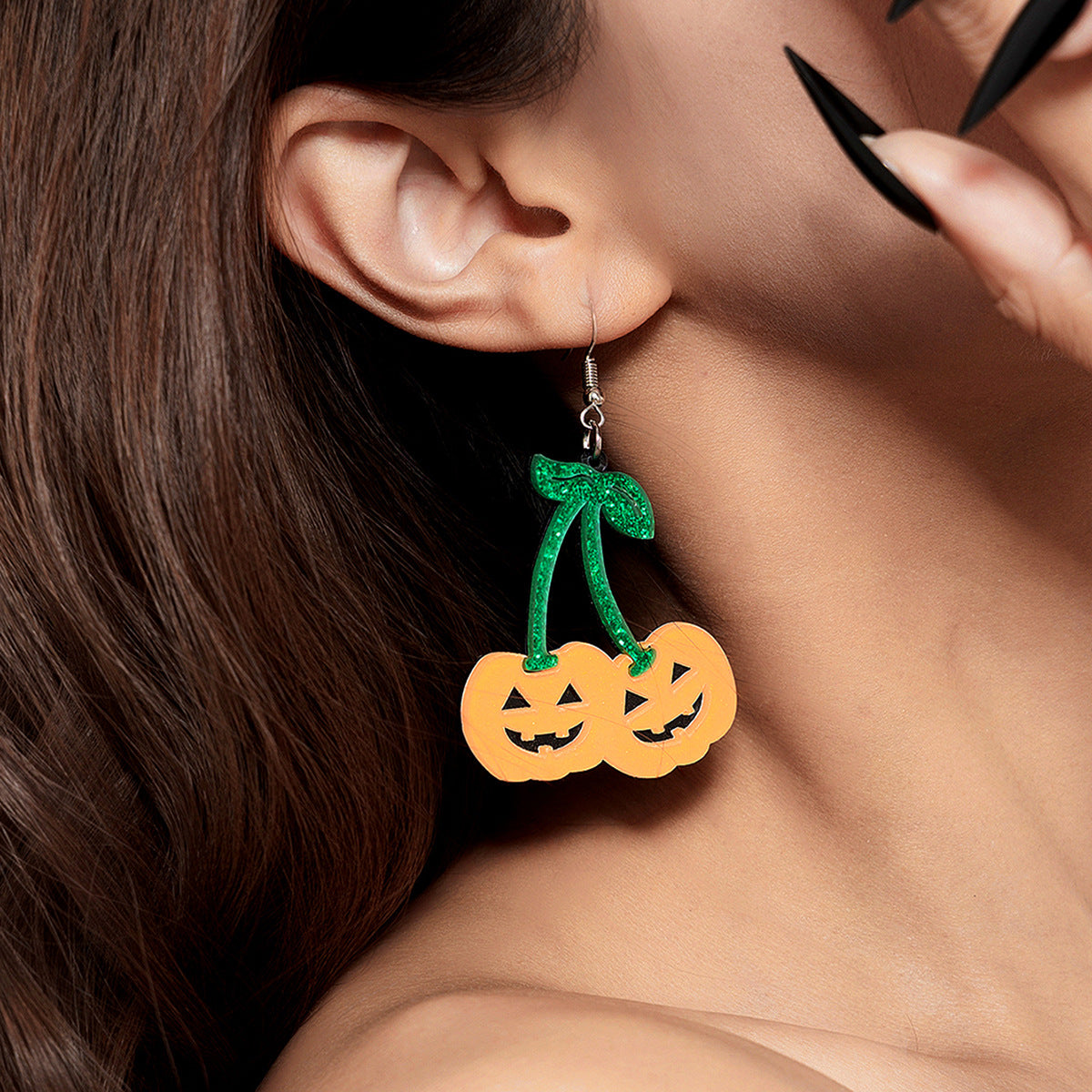Halloween Fun Pumpkin Earrings Original Design