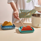 Multi-Slot Pot Lid & Kitchen Utensil Organiser Rack | Countertop Standing | Holds Lids, Chopping Boards, Spatulas & Spoons | PP | 4 Colours | Cavira - Cavira