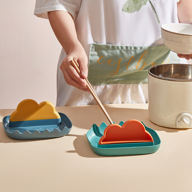 Multi-Slot Pot Lid & Kitchen Utensil Organiser Rack | Countertop Standing | Holds Lids, Chopping Boards, Spatulas & Spoons | PP | 4 Colours | Cavira - Cavira