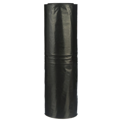 Heavy-Duty 3.5 Mil Black Plastic Sheeting - 10 Ft. x 25 Ft. for Versatile Use