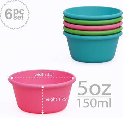 Premium Silicone Jumbo Muffin Cups - Set of 6 for Perfect Baking & Air Frying, 3.5 Inch Large Cupcake Liners