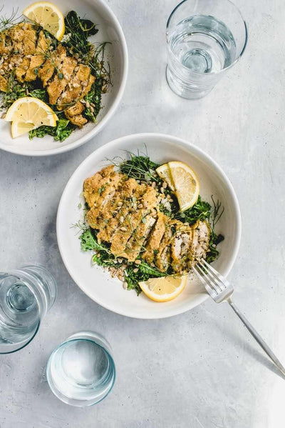 Large 45 Oz White Pasta and Salad Bowls - Set of 4 Microwave Safe 8.5 Inch Serving Bowls for Soup, Noodles, and Dinner