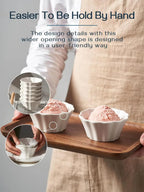 Porcelain Flower Shaped Ramekins – Oven Safe Dessert & Baking Bowls (Set of 6)