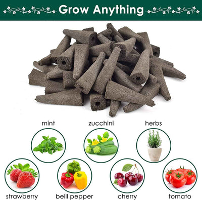 Grow Sponges 50-Pack for Aerogarden, Replacement Root Growth Sponges Seed Pods, Seedling Starter Refill Sponges Kit for Hydroponic Indoor Garden System - GG store