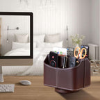 360° Rotating Remote Control Organizer – Desk & Coffee Table Storage Holder