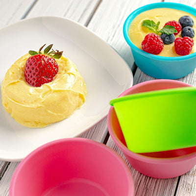 Premium Silicone Jumbo Muffin Cups - Set of 6 for Perfect Baking & Air Frying, 3.5 Inch Large Cupcake Liners