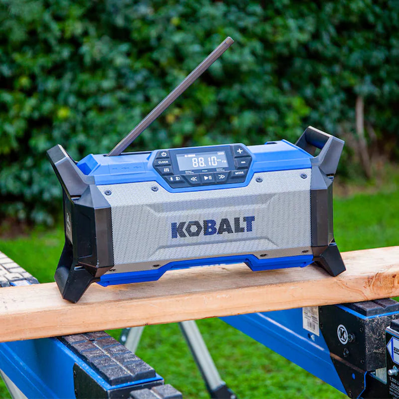 Powerful 24V Cordless Bluetooth Jobsite Radio - Water Resistant & Durable