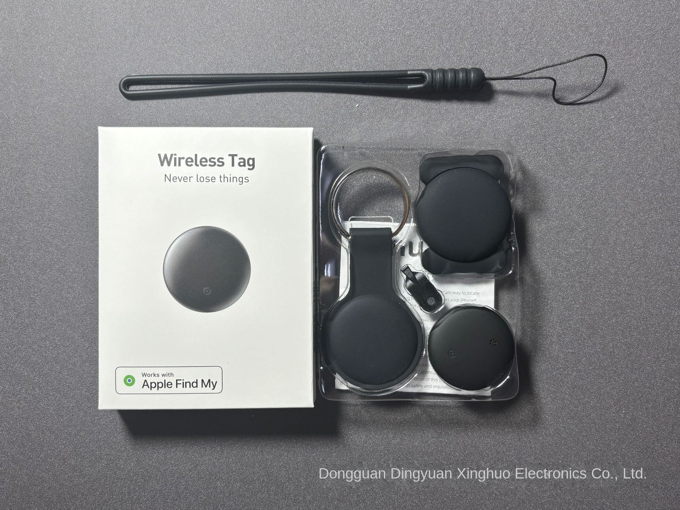 Waterproof Anti-Lost GPS Tracker Compatible with Find My for Pet Locator, Alternative to Airtag