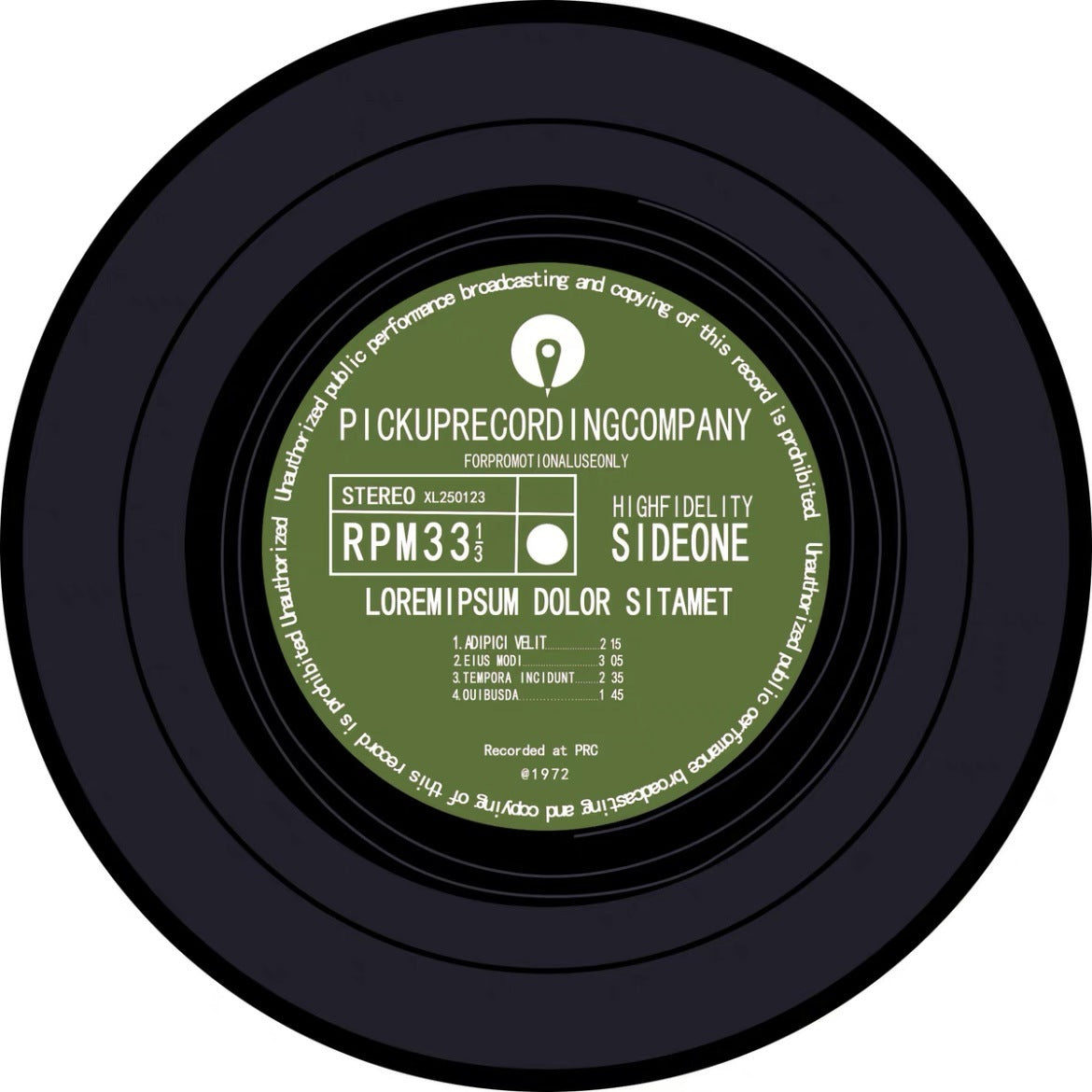 Eprolo round vinyl record desk floor mat and hanging basket with non-slip foot mat for living room or tea table decor.