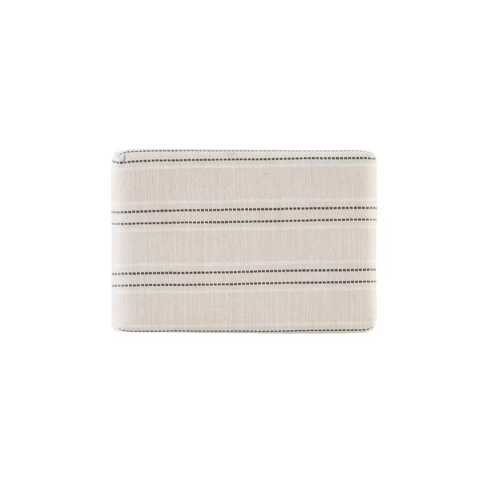 Modern Wooden Counter Height Bar Stool – Upholstered Backless Kitchen Island Seating Chair 26.5”