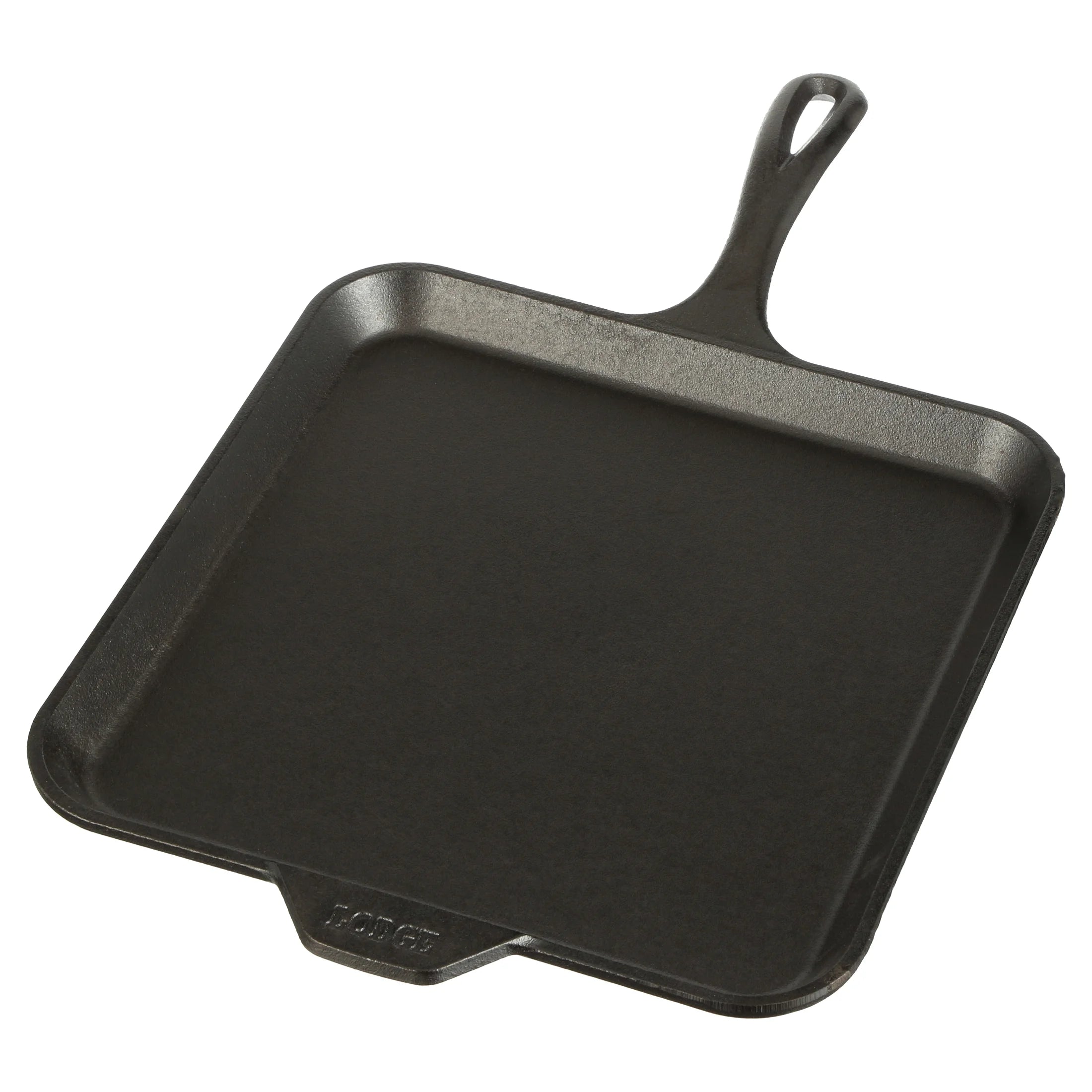 Pre-Seasoned Cast Iron Square Griddle Pan – Heavy Duty Stove & Grill Cooking Pan