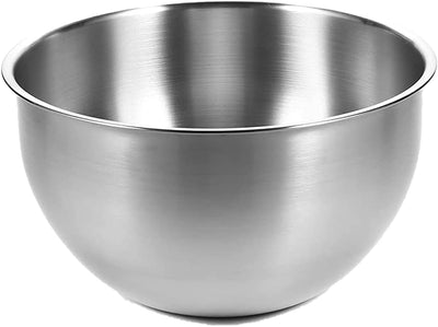 Premium 8-Inch Stainless Steel Mixing Bowl - 3 Quart for Effortless Baking and Cooking