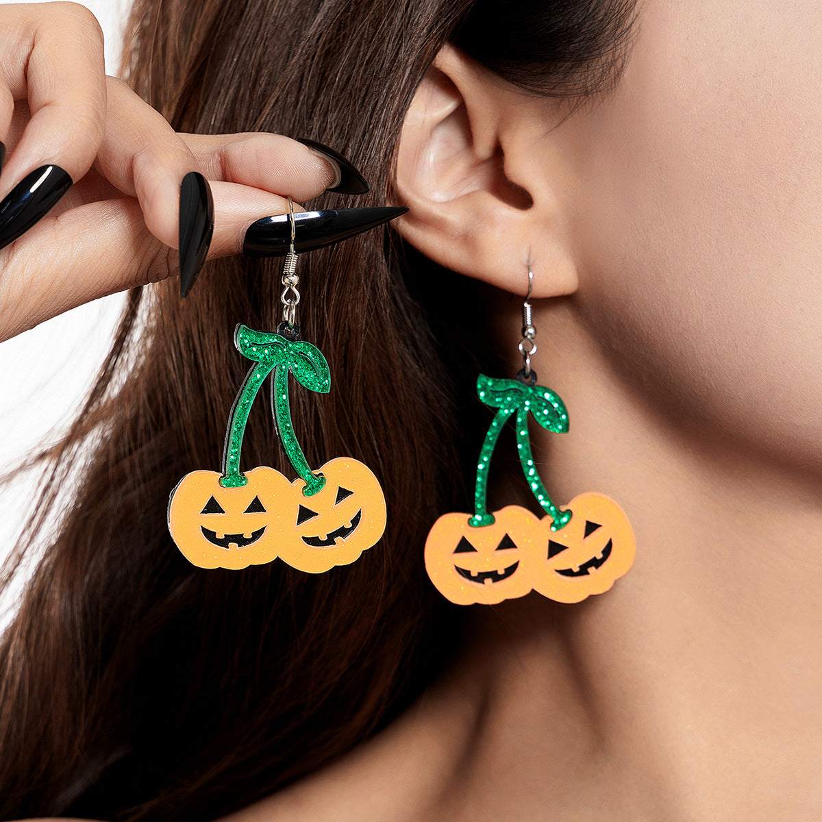 Halloween Fun Pumpkin Earrings Original Design