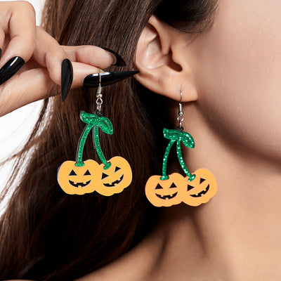 Halloween Fun Pumpkin Earrings Original Design