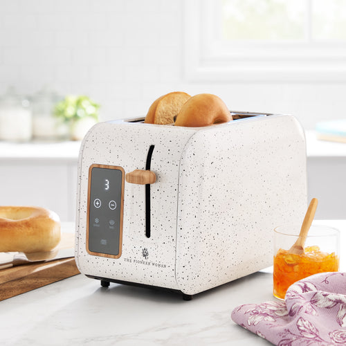 Digital Display 2-Slice Toaster – Modern Stainless Steel Kitchen Toaster