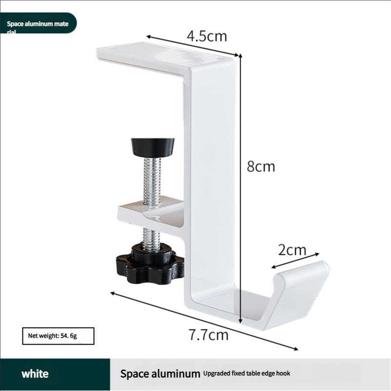 Portable student backpack hook, office desk mobile headphone hook, table side umbrella hook Hook storage - GG store