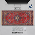Large Persian-style office mouse pad with natural rubber backing, anti-slip desk mat, ideal for office and gaming setups.