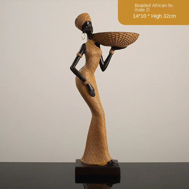African girls' home ornaments and decorations