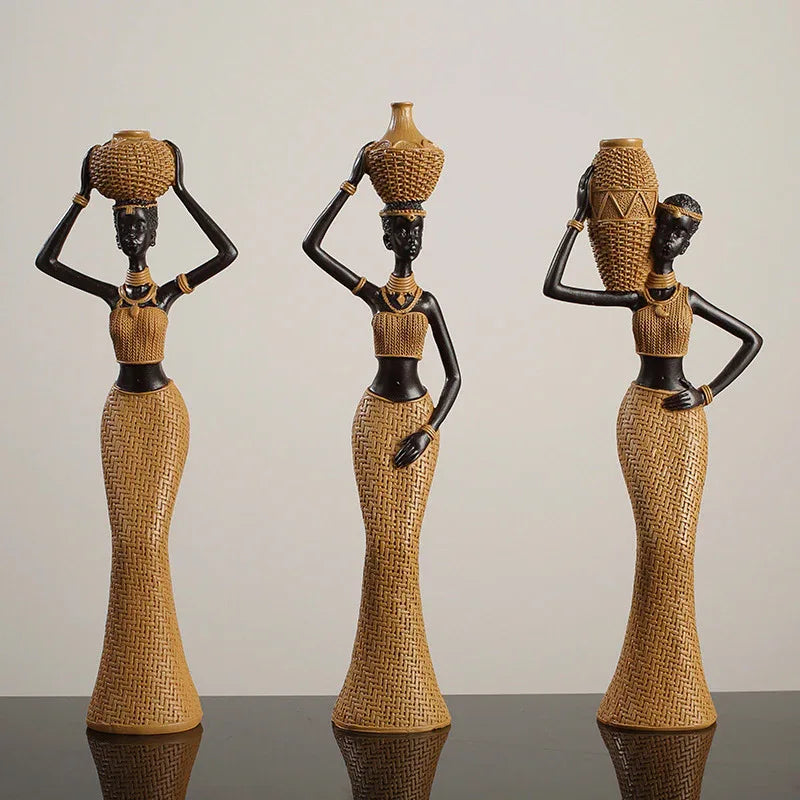 African girls' home ornaments and decorations