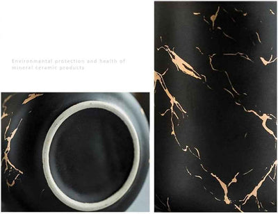 13 OZ Soap Dispensers, Refillable Countertop Lotion Soap Dispensers Pump Bottle for Bathroom, Kitchen Sink-- Holds Hand Soap, Dish Soap (Marble Black) - GG store