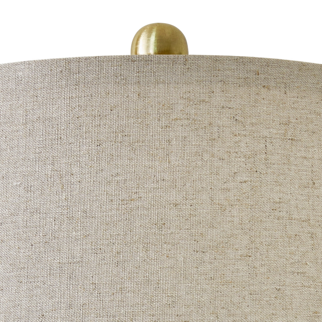 Set of 2 Dimmable Ceramic Table Lamps with USB Ports – Modern Farmhouse Bedside Nightstand Lighting