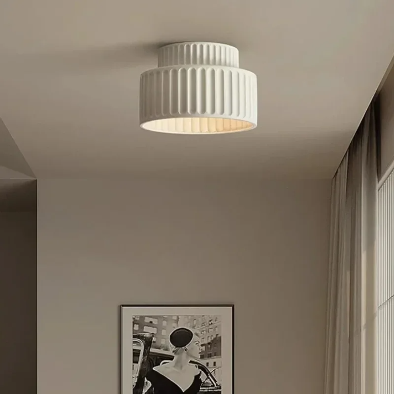 Cavira Nordic LED ceiling light and chandelier in four colors, flush mount and pendant styles with warm and tricolor lighting.