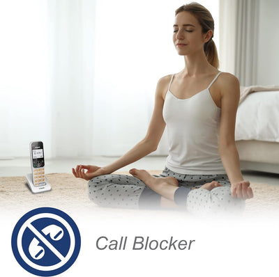 Teléfono Inalámbrico y Alámbrico para Oficina y Hogar con Localizador - Set Completo