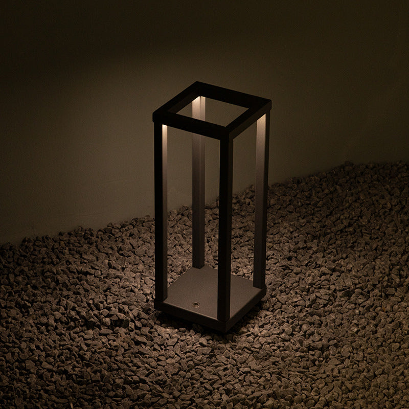 Cavira rechargeable LED table lamp with aluminium alloy base, tricolour dimming, ideal for bedside, camping, and hotel use