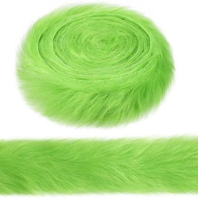 Christmas Tree Fur Ribbon Decoration 1.5M Christmas Holiday Decor Bow Costume Party Supplies