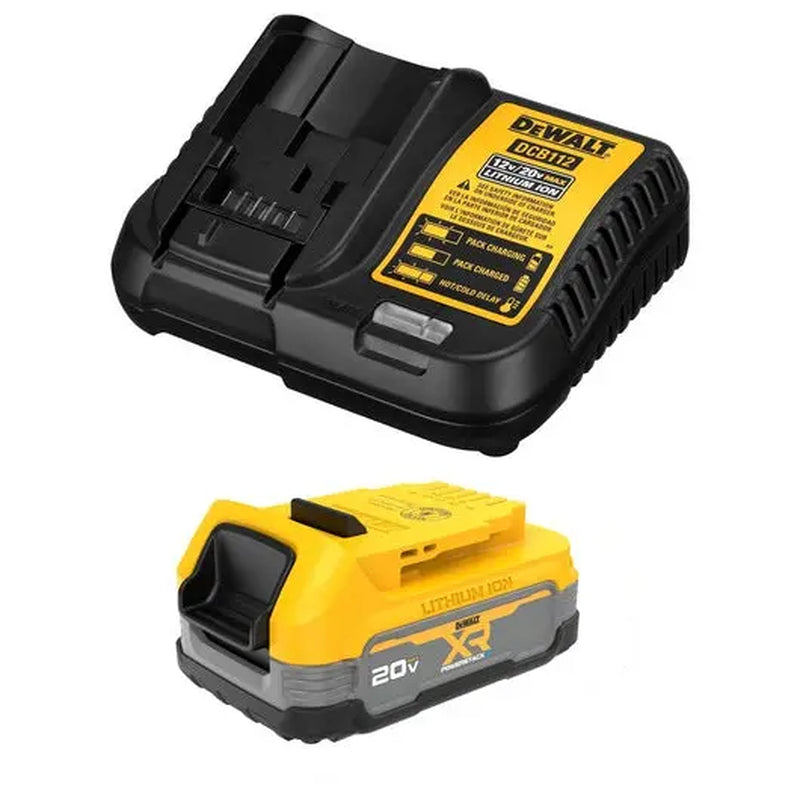 DEWALT 20V MAX POWERSTACK Compact Battery Starter Kit - Open Box Sale!