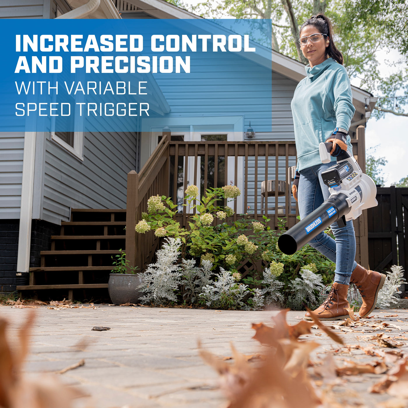 Powerful 40V Cordless Brushless Blower - Battery Sold Separately