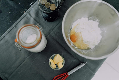 Stainless Steel Mixing Bowl Set - Durable 304 Metal Bowls for Baking - 3 Sizes (8", 10", 12")