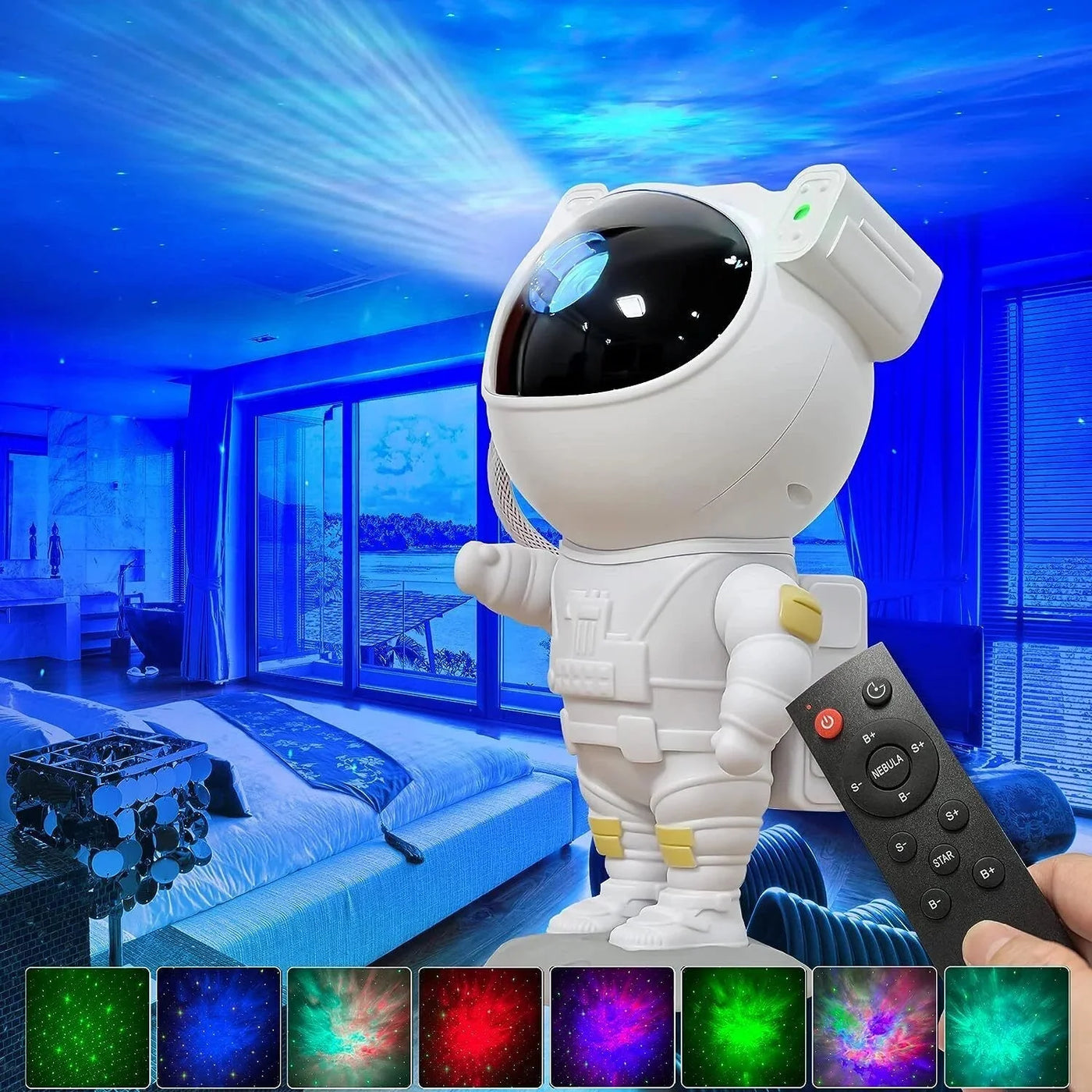 Astronaut Projector Galaxy Starry Sky Night Light Ocean Star LED Lamps - GG store