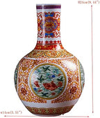 Vintage Chinese Porcelain Decorative Vase – Handcrafted Jingdezhen Floral Ceramic Home Accent