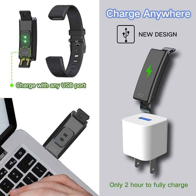 Kids Fitness Tracker Watch - Waterproof Activity Tracker with Pedometers, Stopwatch & 11 Sport Modes for Kids Ages 6-16 - GG store