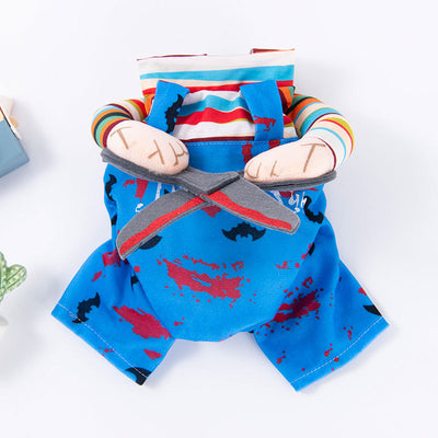 Transform your pet dog into a pet dog Halloween clothes